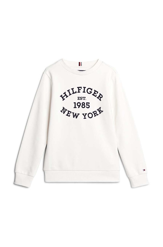 Dětská mikina Tommy Hilfiger KB0KB09048.9BYH.128.176 bílá AW24