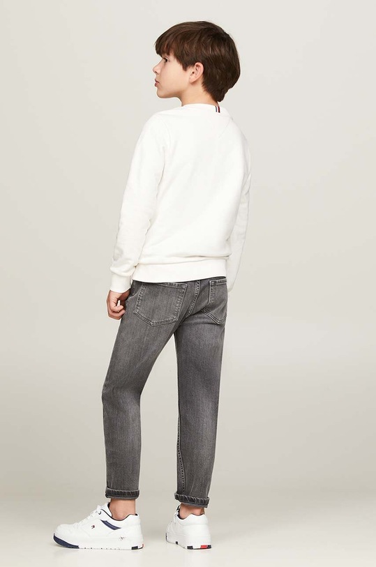 Dětská mikina Tommy Hilfiger KB0KB09048.9BYH.128.176 bílá