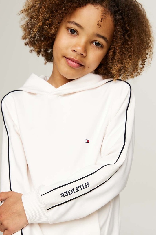 CHLAPEC Dětská mikina Tommy Hilfiger KB0KB09054.9BYH bílá