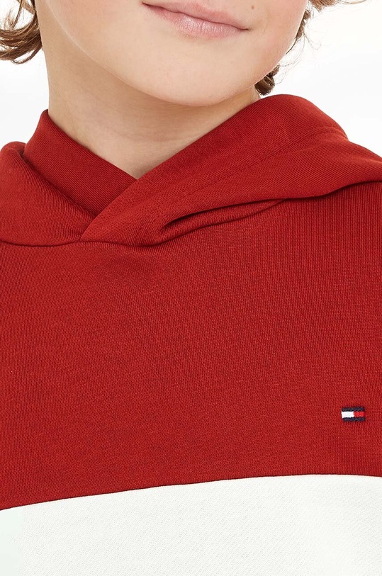 Детски суичър Tommy Hilfiger KB0KB09144.9BYH червен