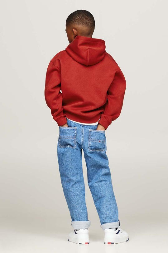 Tommy Hilfiger bluza dziecięca KS0KS00562.9BYH.128.176 czerwony