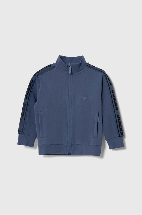 Dječja dukserica Guess s elastinom mornarsko plava L2YQ47.K6ZS1.9BYH