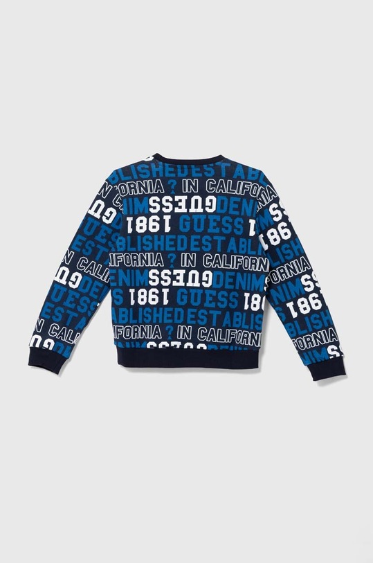 Παιδική βαμβακερή μπλούζα Guess L4YQ02.KA6R3.9BYH σκούρο μπλε AW24