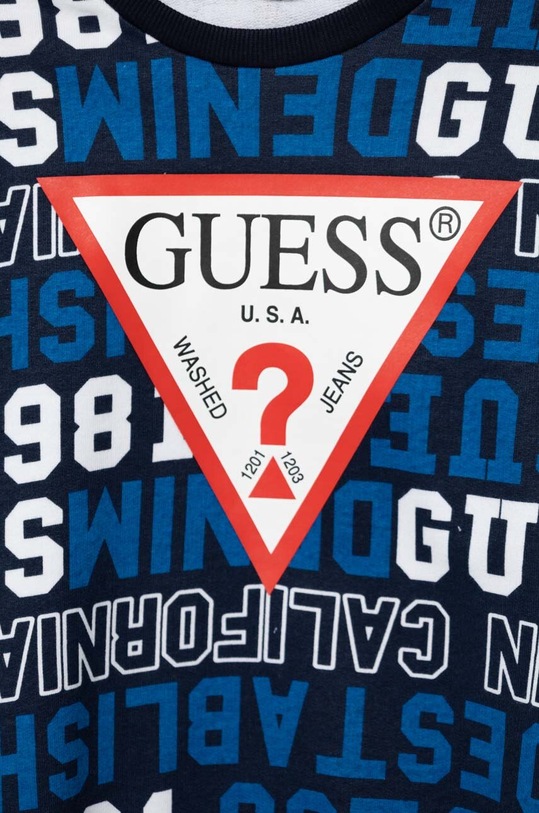 Αγορίστικα Παιδική βαμβακερή μπλούζα Guess L4YQ02.KA6R3.9BYH σκούρο μπλε