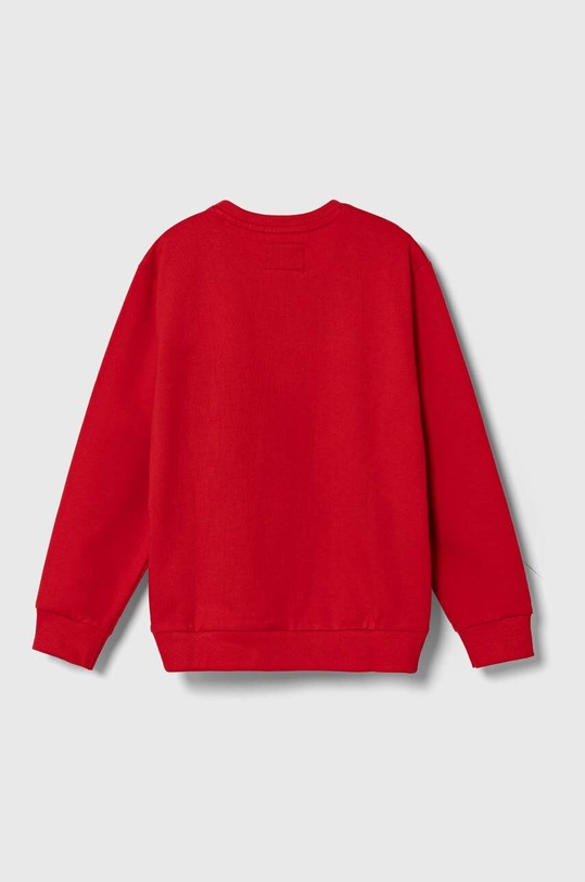 Dětská bavlněná mikina Guess L4YQ04.KA6R4.9BYH červená AW24