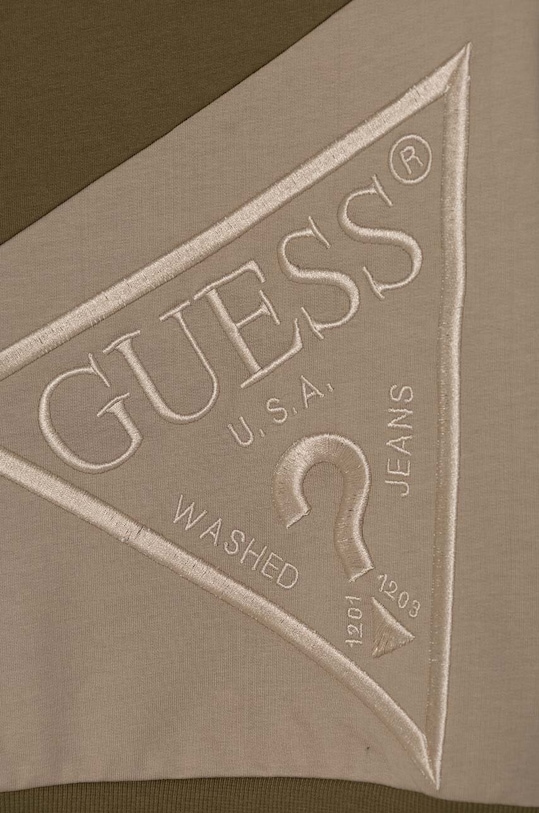 CHLAPEC Dětská bavlněná mikina Guess L4YQ04.KA6R4.9BYH zelená