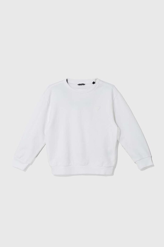 Детская хлопковая кофта Guess без капюшона белый L4YQ05.KAD73.9BYH