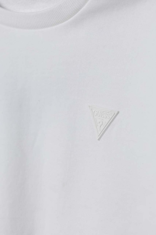 Băieți Guess hanorac de bumbac pentru copii L4YQ05.KAD73.9BYH alb