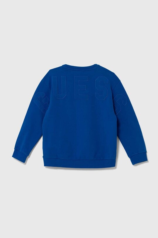 Guess bluza bawełniana dziecięca L4YQ05.KAD73.9BYH niebieski AW24