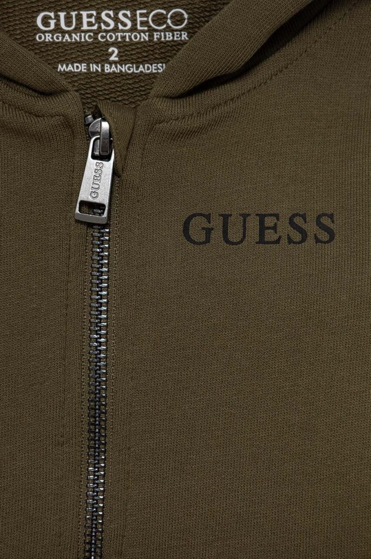 Αγορίστικα Παιδική βαμβακερή μπλούζα Guess N3YQ07.KAUG0.9BYH πράσινο