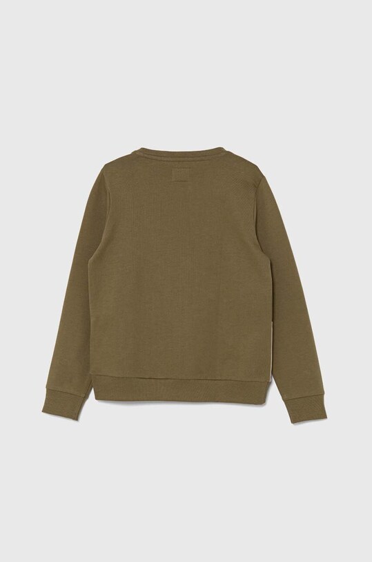 Guess hanorac de bumbac pentru copii N4YQ04.KA6R4.9BYH verde AW24