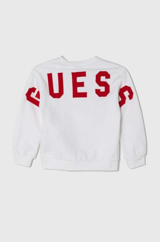 Дитяча бавовняна кофта Guess N4YQ05.KAD73.9BYH білий AW24