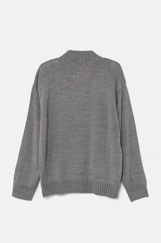 Мальчик Детский шерстяной кардиган Emporio Armani 6D4M58.4MJAZ серый