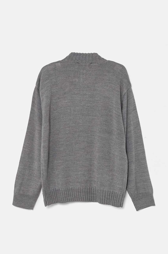 Băieți Emporio Armani cardigan de lână pentru copii 6D4M58.4MJAZ gri