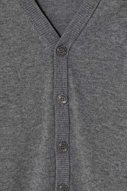 Chłopiec Emporio Armani kardigan z domieszką wełny dziecięcy 8N4E78.4M16Z szary