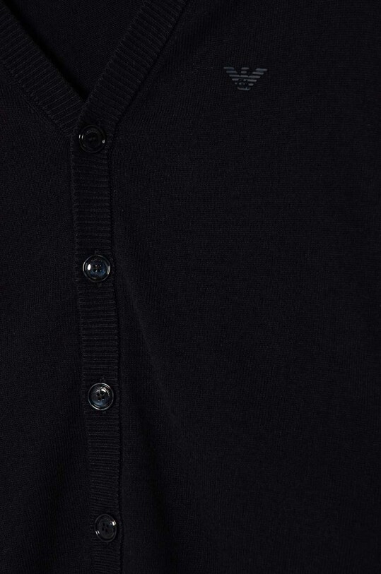 Мальчик Детский кардиган с примесью шерсти Emporio Armani 8N4E78.4M16Z тёмно-синий