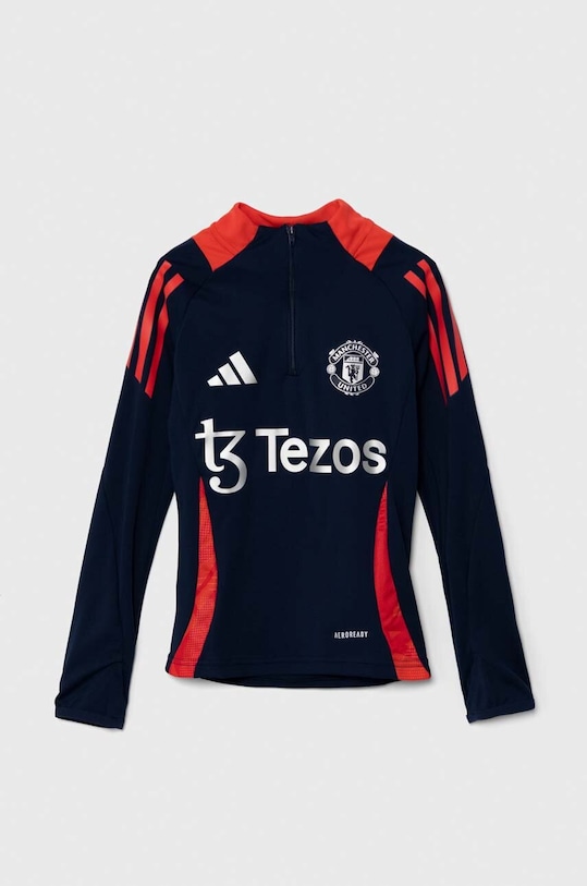 Dětská mikina adidas Performance MUFC TR TOPY IT4242 námořnická modř AW24