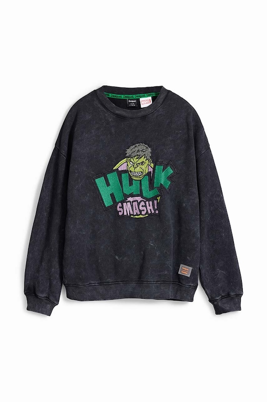 Дитяча бавовняна кофта Desigual HULK 24WBSK05 зелений AW24