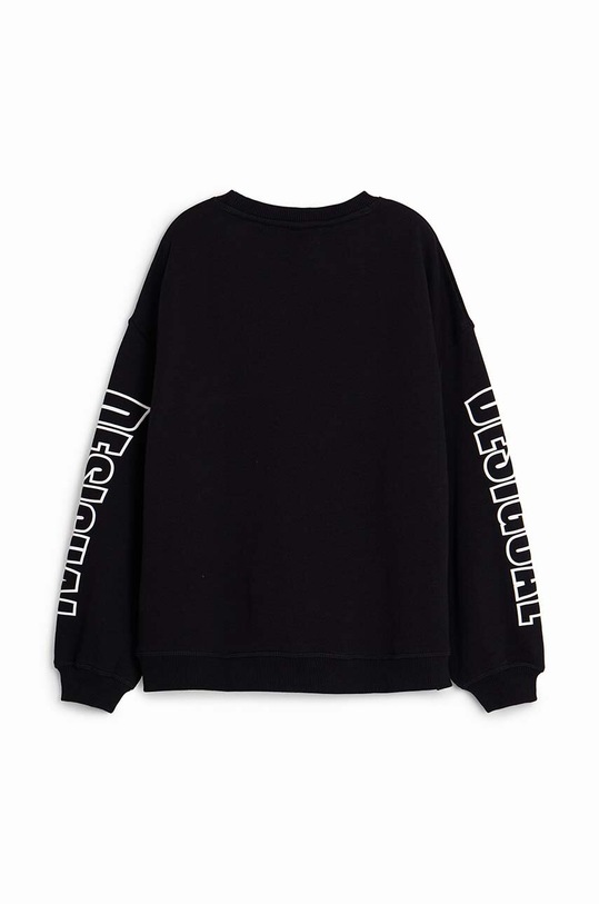 Băieți Desigual hanorac de bumbac pentru copii 24WBSK03 negru