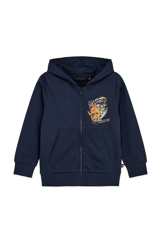 Lego hanorac de bumbac pentru copii LWSCOUT 613 print bleumarin 12011313