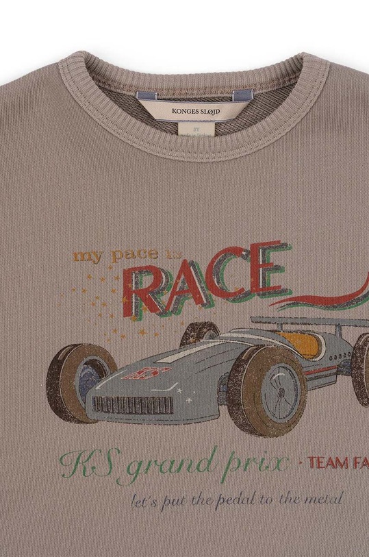 Chłopiec Konges Sløjd bluza dziecięca LOU SWEATSHIRT OCS KS101568.B szary