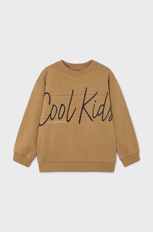 Mayoral bluza dziecięca z elastanem brązowy 4449.5A.Mini.9BYH