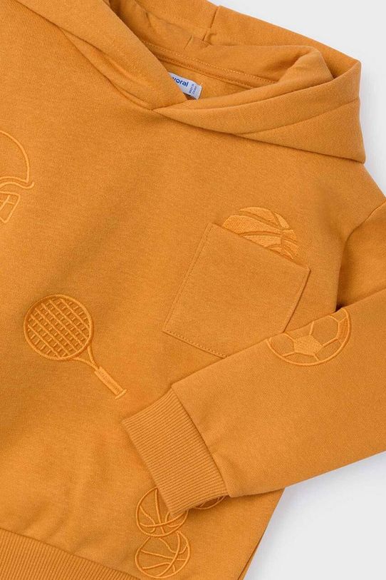 Detská mikina Mayoral 4450.5C.Mini.9BYH oranžová AW24