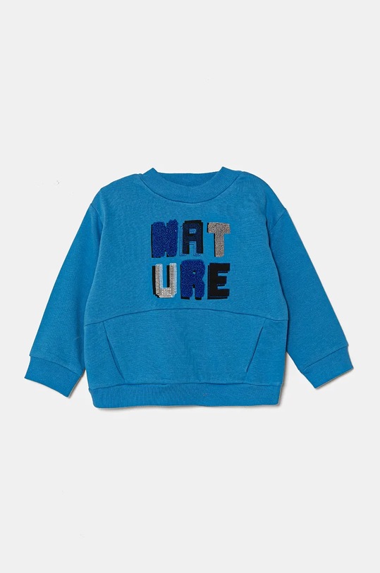 Detská mikina Mayoral s elastanom modrá 4455.5F.Mini.9BYH