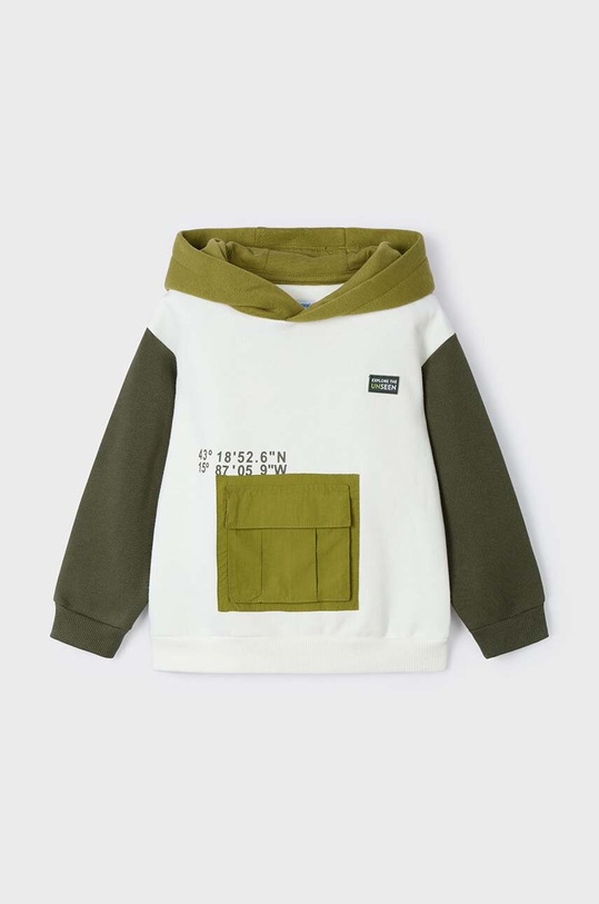 Mikina pre bábätká Mayoral s kapucňou zelená 4457.5G.Mini.9BYH