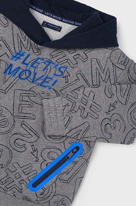 Băieți Mayoral bluza copii 4458.5H.Mini.9BYH gri