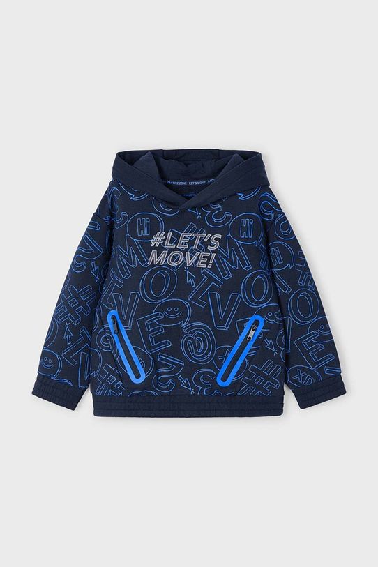 Dječja dukserica Mayoral print mornarsko plava 4458.5H.Mini.9BYH