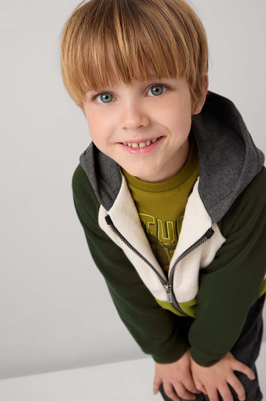 Dječja dukserica Mayoral zelena 4476.5F.Mini.9BYH