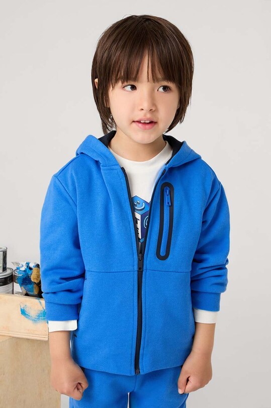 Mayoral bluza copii uni albastru 4477.5H.Mini.9BYH