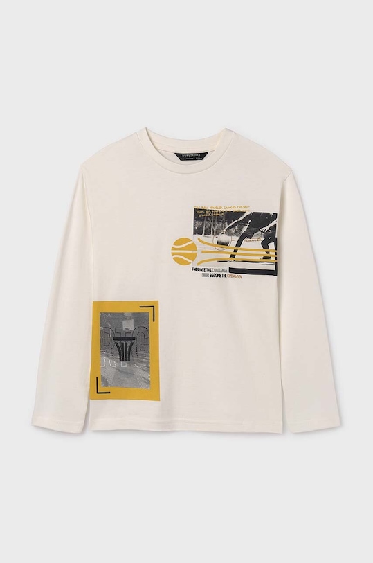 Dětská bavlněná mikina Mayoral 7091.7E.Junior.9BYH zelená AW24