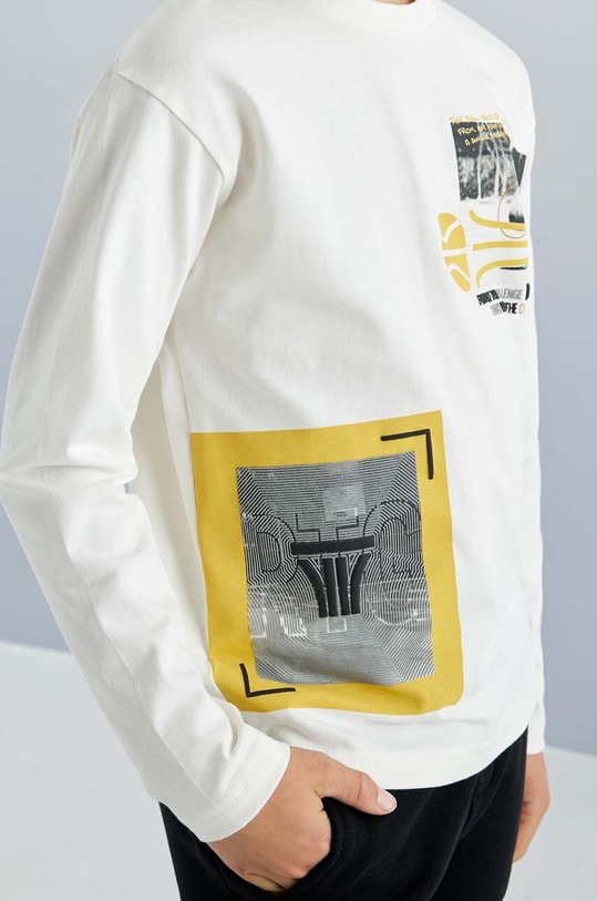 Dětská bavlněná mikina Mayoral zelená 7091.7E.Junior.9BYH