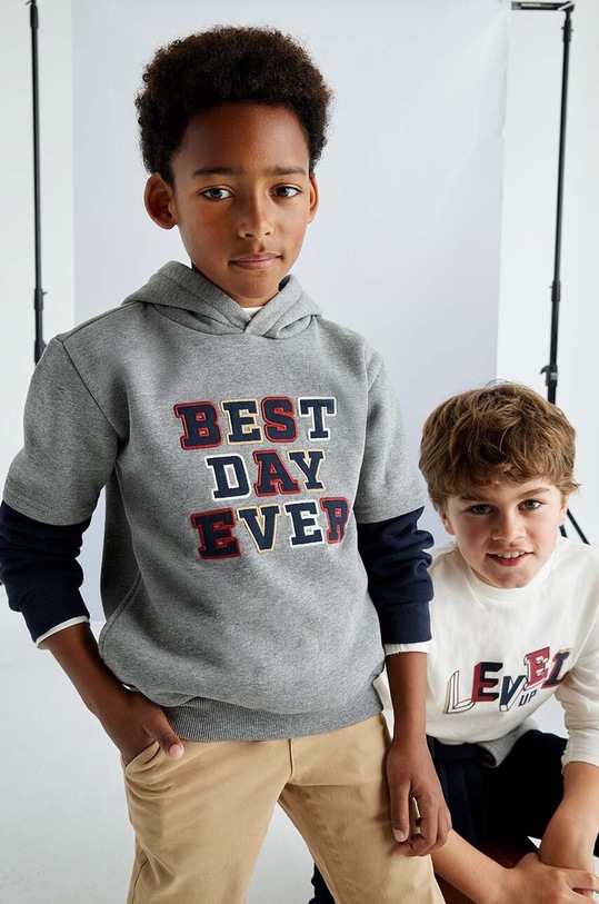 Dětská mikina Mayoral šedá 7444.7A.Junior.9BYH