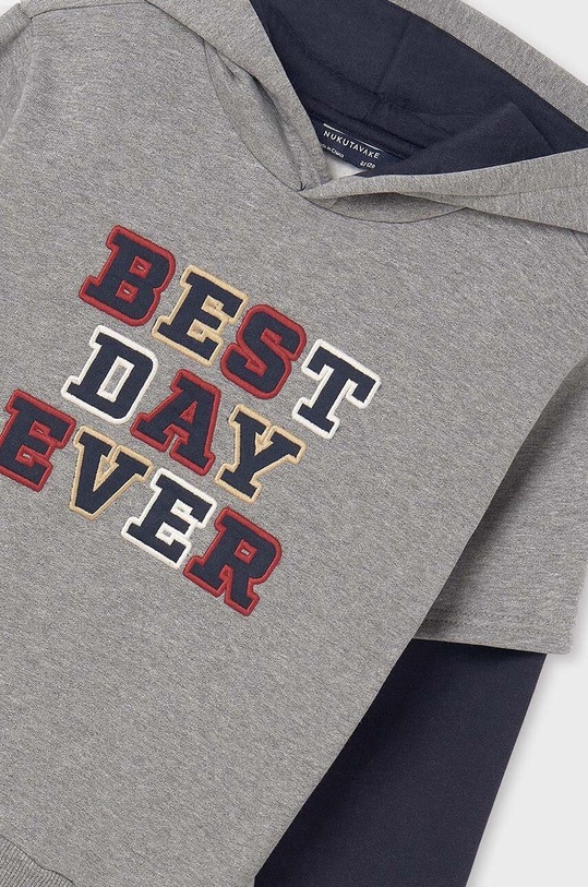 CHLAPEC Dětská mikina Mayoral 7444.7A.Junior.9BYH šedá