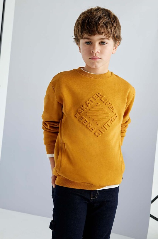 Mayoral bluza dziecięca aplikacja pomarańczowy 7448.7C.Junior.9BYH