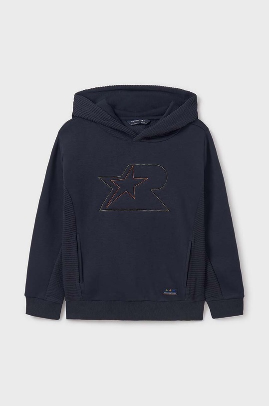 Dětská mikina Mayoral s kapucí námořnická modř 7450.7D.Junior.9BYH