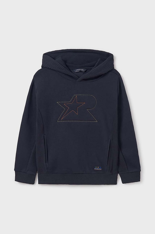 Dětská mikina Mayoral s kapucí námořnická modř 7450.7D.Junior.9BYH