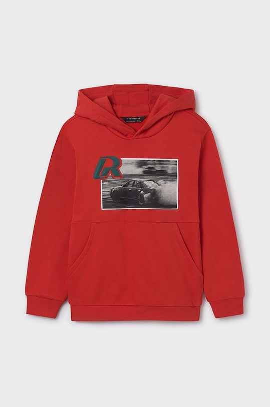 Mayoral bluza dziecięca z kapturem pomarańczowy 7452.7D.Junior.9BYH