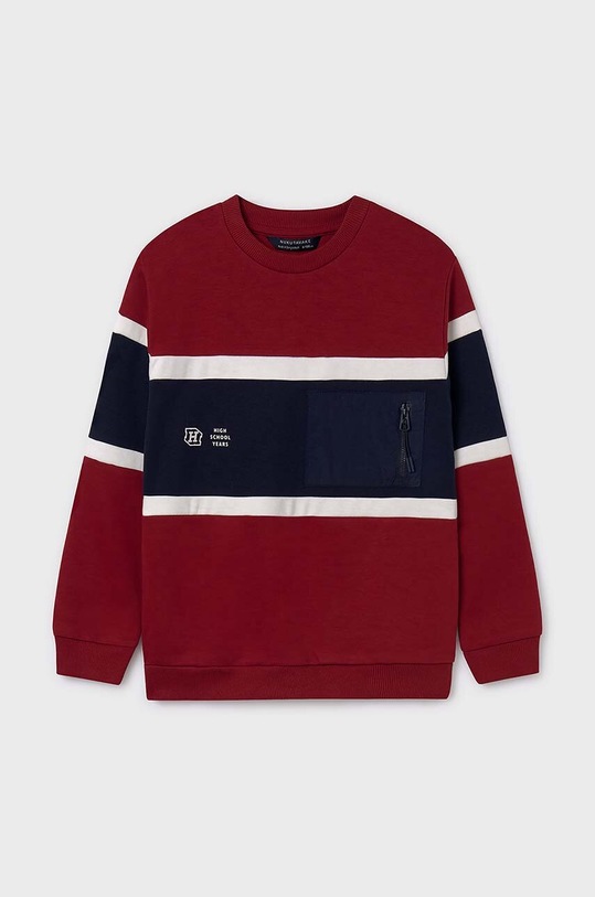 Detská mikina Mayoral 7453.7E.Junior.9BYH burgundské AW24