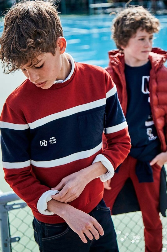 Detská mikina Mayoral 7453.7E.Junior.9BYH burgundské