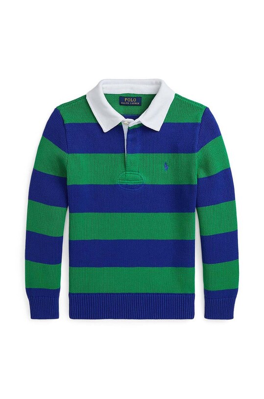Polo Ralph Lauren maglione per bambini con misto lana 323951145001 verde AW24