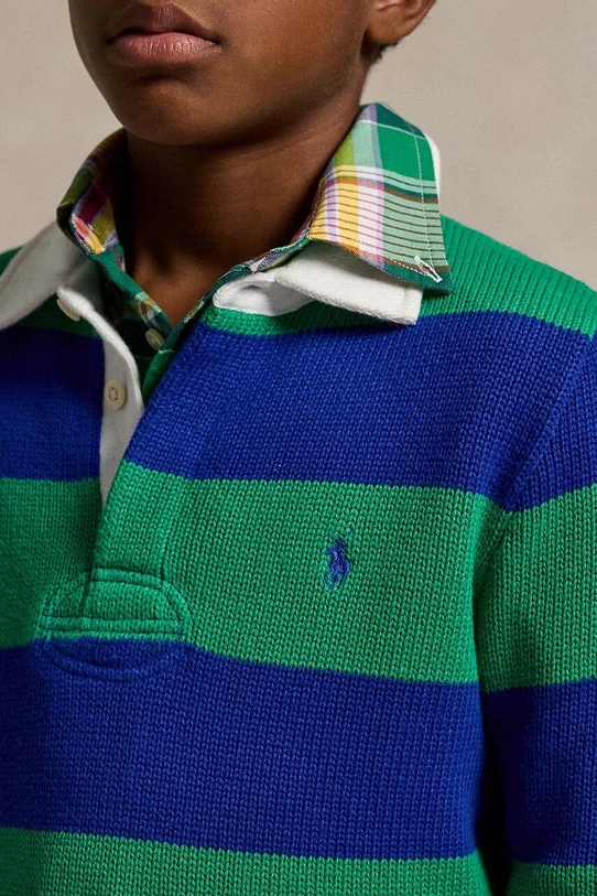 Дитячий бавовняний светр Polo Ralph Lauren 323951145001 зелений