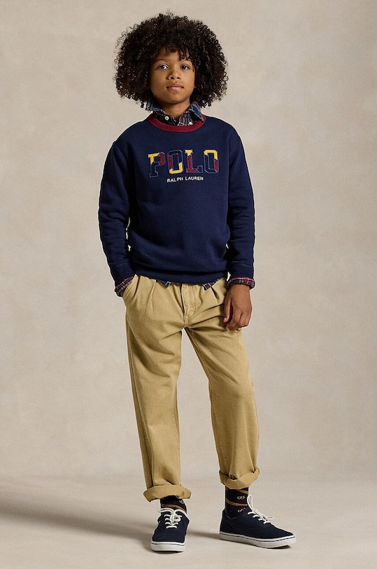 Dětská mikina Polo Ralph Lauren 323952470001 námořnická modř