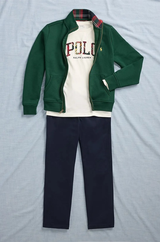 CHLAPEC Dětská bavlněná mikina Polo Ralph Lauren 323953025001 námořnická modř