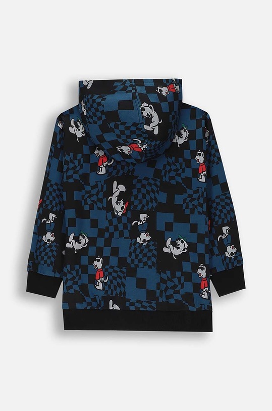 Dječja pamučna dukserica Coccodrillo ZC4132401ABK mornarsko plava AW24