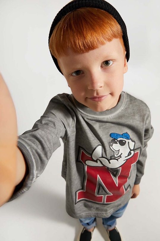 Coccodrillo bluza bawełniana dziecięca ZC4143102ABK