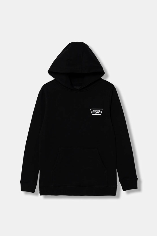 Vans hanorac de bumbac pentru copii BY Full Patched II PO print negru VN000JBEBLK1